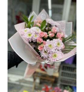 Vip  pembe soft Buket açık ton2